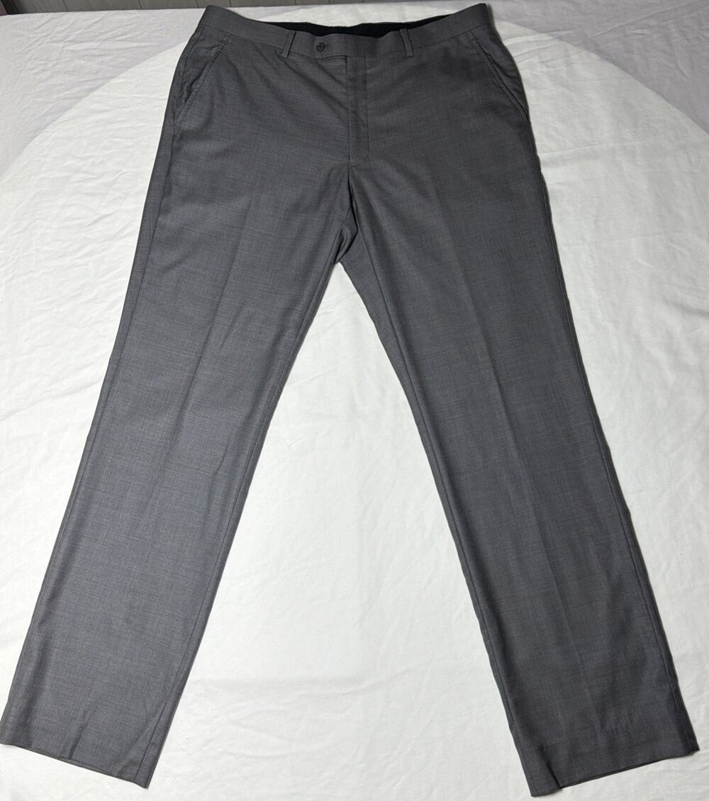 John Varvatos Lightweight Wool Flat Front Dress Pants Size 36/33 Regular